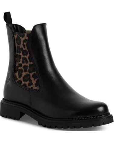 TAMARIS BOTTINES POUR FEMME EN CUIR NEGRO