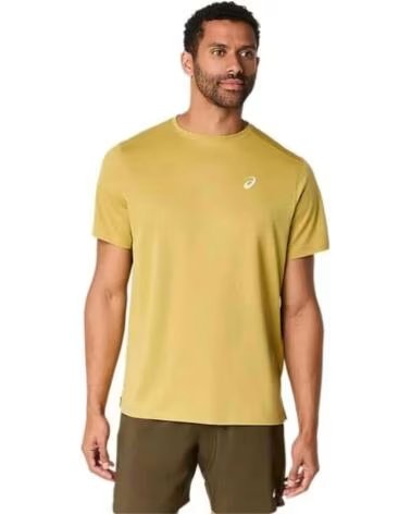 ASICS Camiseta De Manga Corta 2011D221-301 en amarillo para hombre VERDE