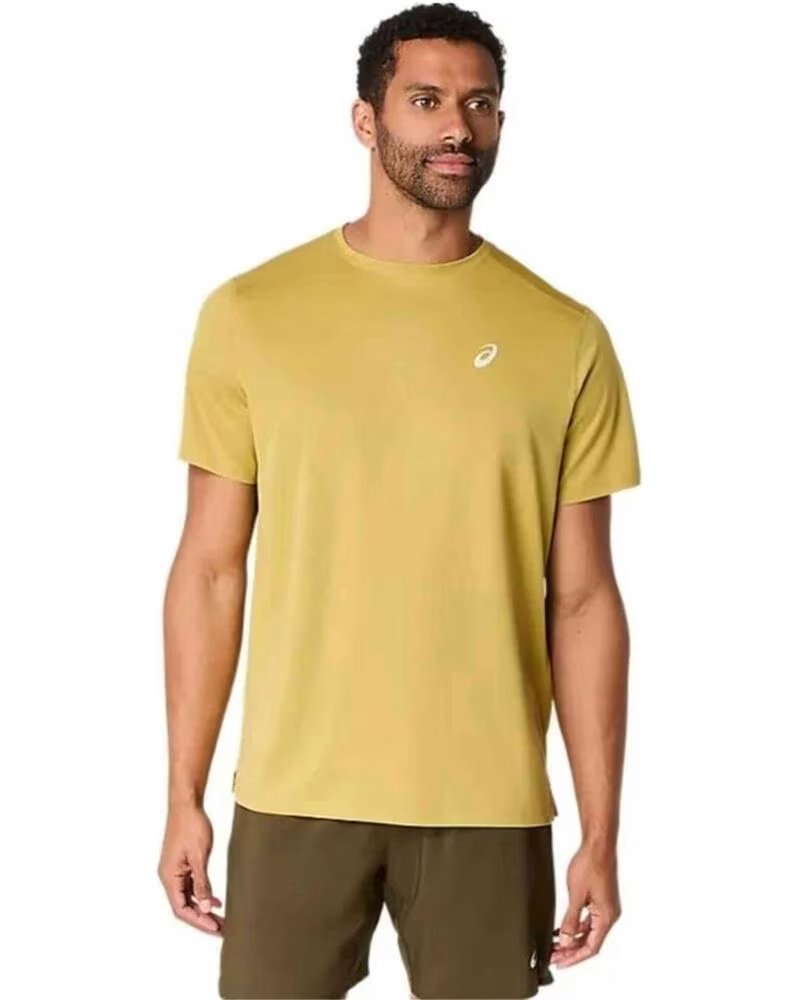 ASICS Camiseta De Manga Corta 2011D221-301 en amarillo para hombre VERDE