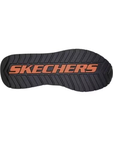SKECHERS BASKETS 070-213328 POUR HOMME NEGRO