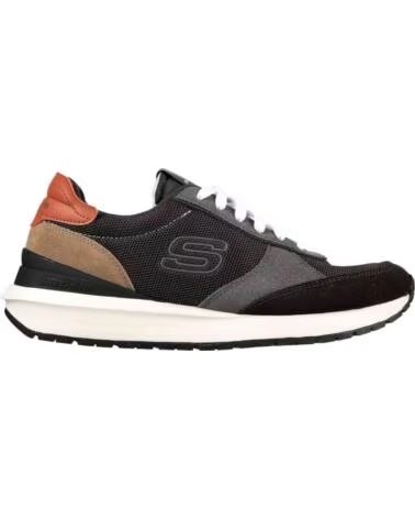 SKECHERS BASKETS 070-213328 POUR HOMME NEGRO