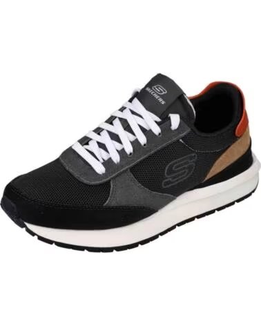 SKECHERS BASKETS 070-213328 POUR HOMME NEGRO