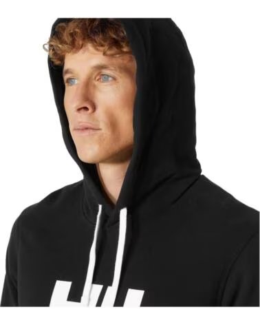 HELLY HANSEN FELPA CON CAPPUCCIO 33977-990 DA UOMO NEGRO