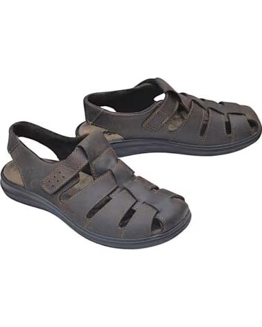 IMAC HERREN LEDERSANDALEN 474 117 BRAUN 3