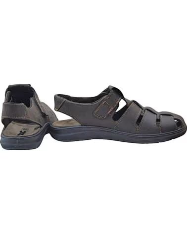 IMAC HERREN LEDERSANDALEN 474 117 BRAUN 3