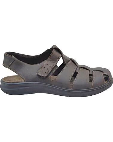 IMAC HERREN LEDERSANDALEN 474 117 BRAUN 3