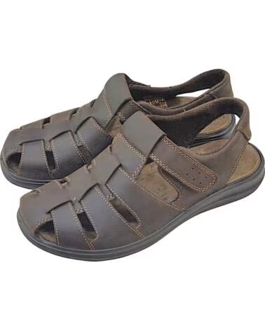 IMAC HERREN LEDERSANDALEN 474 117 BRAUN 3