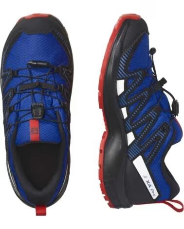SALOMON ZAPATILLAS DE TREKKING L47126200 AZUL NIÑOS