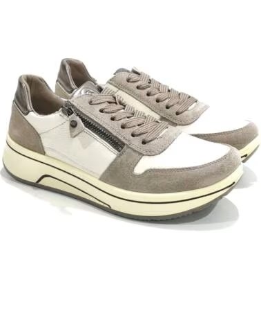 SNEAKER CASUAL IN PELLE DA DONNA ARA BEIGE BEIG