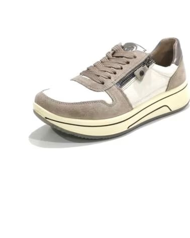 SNEAKER CASUAL IN PELLE DA DONNA ARA BEIGE BEIG