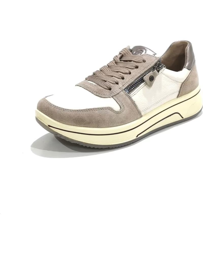 SNEAKER CASUAL IN PELLE DA DONNA ARA BEIGE BEIG