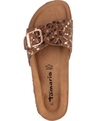 TAMARIS DAMEN SANDALE MIT LEOPARDENMUSTER LEOPARDO