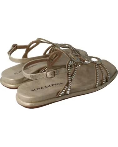 ALMA EN PENA SANDALE POUR FEMME OR ORO