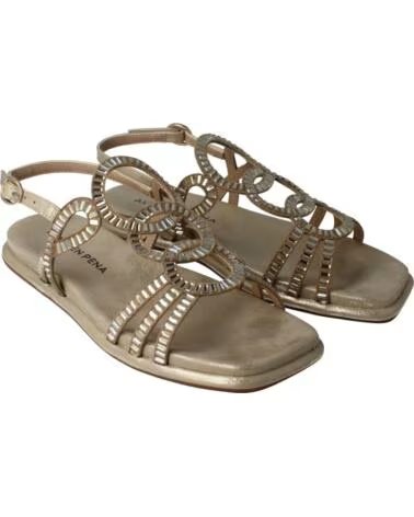 ALMA EN PENA SANDALE POUR FEMME OR ORO