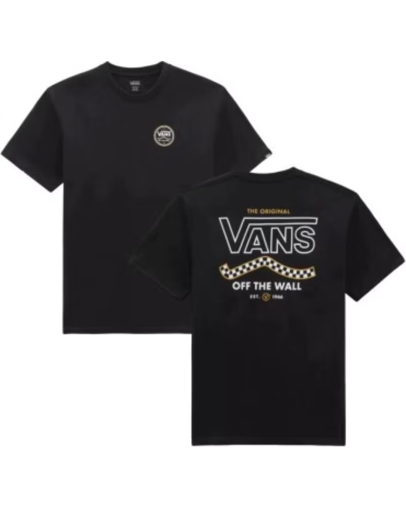VANS LOCKIT-B CAMISETA JUNIOR VN000FGYBLK1 NEGRO