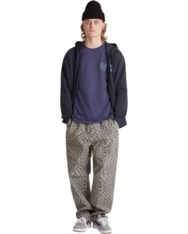 VANS OFF THE WALL FELPA CON CAPPUCCIO E ZIP UOMO BLU AZUL