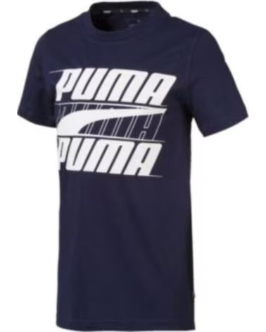PUMA T-SHIRT REBEL BOLD TEE B PEACOAT MARINEBLAU 85444206 AZUL MARINO