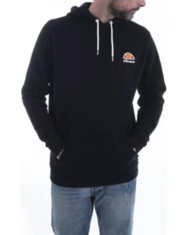 ELLESSE FELPA TOCE OH NERO ANTRACITE SHS02216-001 CON CAPPUCCIO