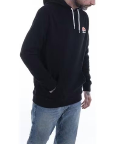 ELLESSE FELPA TOCE OH NERO ANTRACITE SHS02216-001 CON CAPPUCCIO