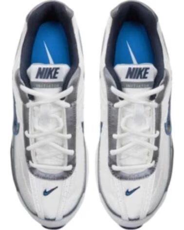 NIKE INITIATOR SNEAKER WEISS GRAU METALLISCH 394055-101 FREIZEIT HERREN BLANCO