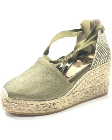 GAIMO ESPADRILLAS CON ZEPPA DA DONNA VERDE