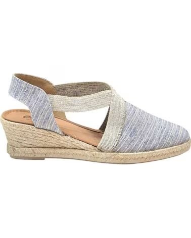 CABRERA ALPARGATAS DE MUJER AZUL RAYAS MARINO PLUMA