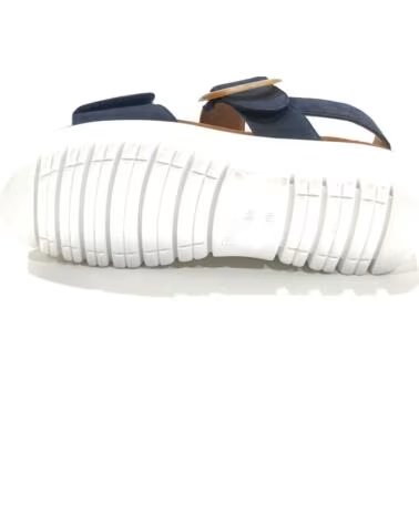 SANDALO DA DONNA ARA SHOES IN BLU CON FIBBIA DECORATIVA AZUL