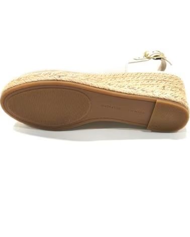 SANDALES COMPENSEES TOMMY HILFIGER POUR FEMME EN BEIGE BEIG