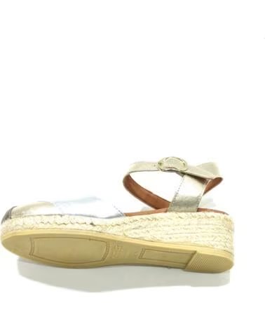 VIGUERA SANDALES COMPENSÉES POUR FEMME COULEUR MÉTAL METAL