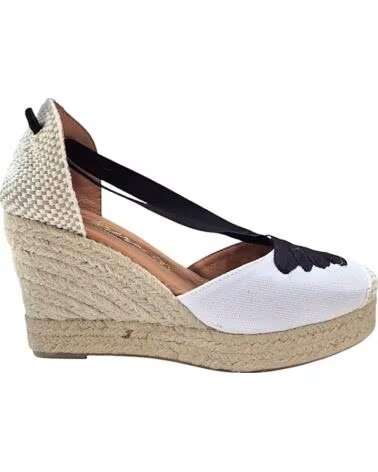 CABRERA ZAPATOS DE CUÑA PARA MUJER EN COLOR BLANCO