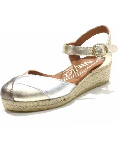 VIGUERA SANDALES COMPENSÉES POUR FEMME COULEUR MÉTAL METAL