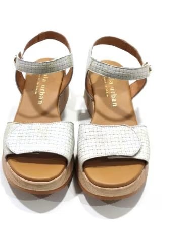 PAULA URBAN SANDALES À TALONS POUR FEMME BLANCO