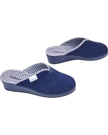 SALEMERA Zapatillas 080-At10524 en azul para mujer MARINO