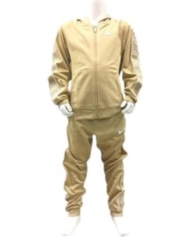 CHÁNDAL NIKE NKN HOODED FZ PROPUS TAPING SE BEIGE 86N169-X3E NIÑO