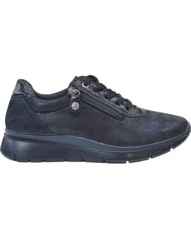 ZAPATILLAS DE PIEL PARA MUJER IMAC NEGRO