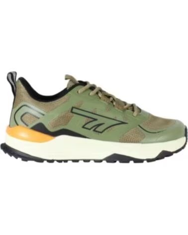 HI-TEC CHAUSSURES DE COURSE SENSOR TRAIL VERT KHAKI O090212-001 BAREFOOT HOMME