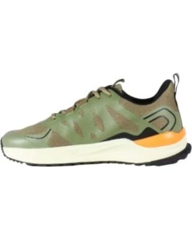 HI-TEC CHAUSSURES DE COURSE SENSOR TRAIL VERT KHAKI O090212-001 BAREFOOT HOMME