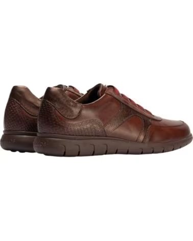 PITILLOS ZAPATILLAS CASUAL DE PIEL PARA MUJER ROJO