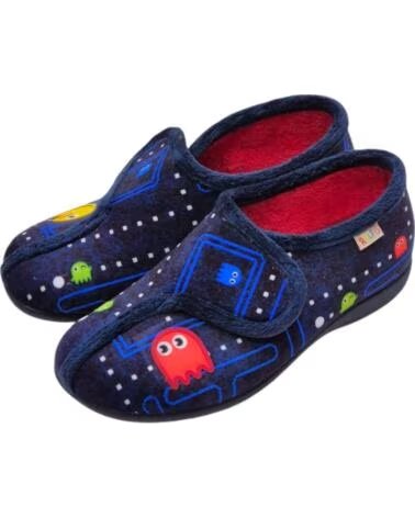 CABRERA Zapatillas De Casa 080-8499 en azul para ninos unisex MARINO