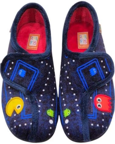 CABRERA Zapatillas De Casa 080-8499 en azul para ninos unisex MARINO