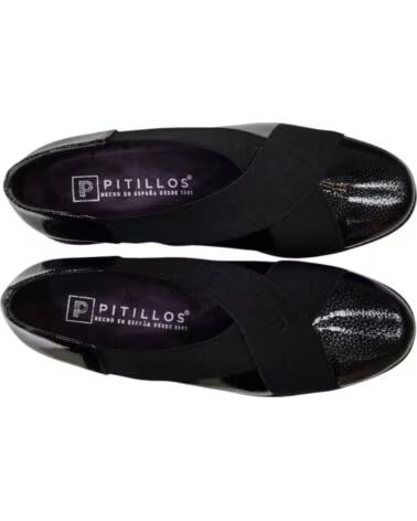 ZAPATOS PITILLOS PARA MUJER EN COLOR NEGRO