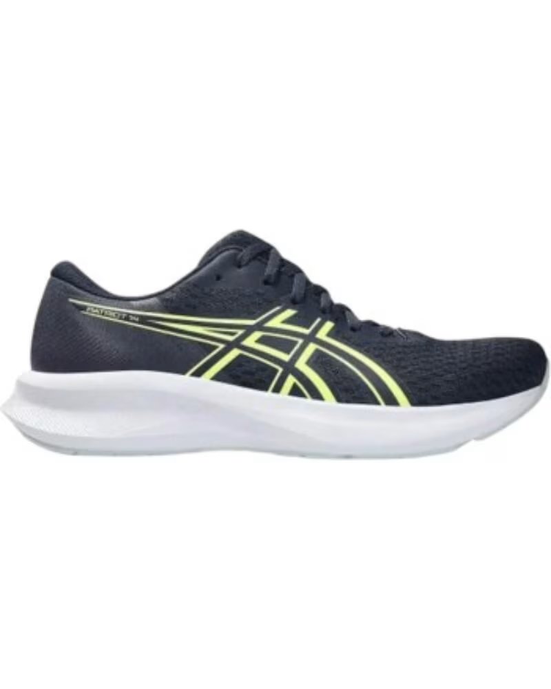 ASICS PATRIOT 14 LAUFSCHUHE BLAU MIDNIGHT GELB LUCID 1011C050-401 HERREN