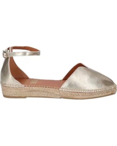 VIGUERA ESPADRILLAS IN PELLE DORATA DA DONNA ORO