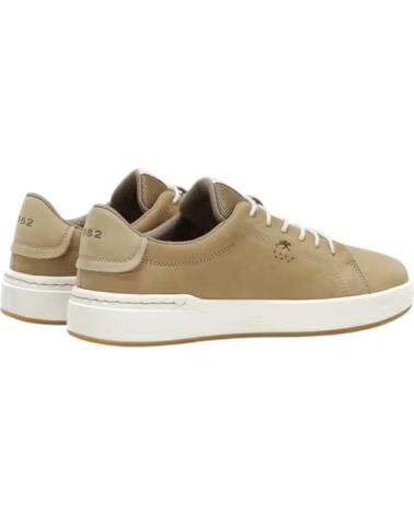 FLUCHOS BASKETS EN CUIR POUR HOMME BEIGE