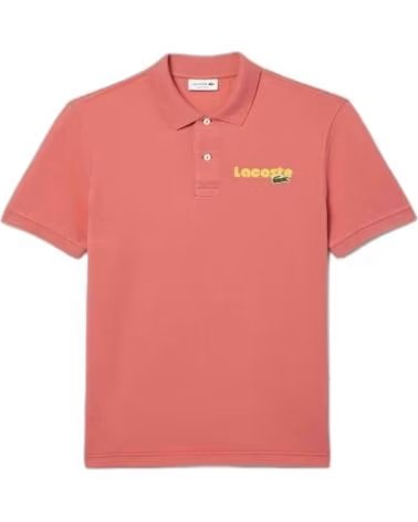 LACOSTE POLO MANCHES COURTES PH742600ZVO ROSE HOMME ROSA