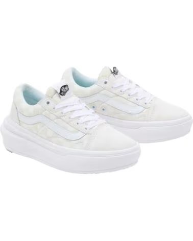 BASKETS VANS OLD SKOOL OVERT CC BLANC BLANCO