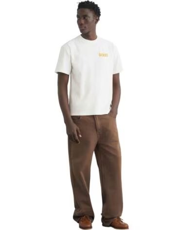 DICKIES Camiseta De Manga Corta Dk0A88Qoc481 en blanco para hombre EGRET