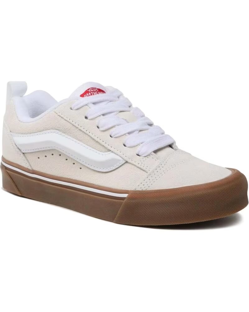 BASKETS VANS OFF THE WALL KNU SKOOL WHITE