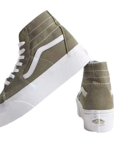 VANS OFF THE WALL SNEAKER SK8-HI TAPERED STACKFOM GRÜN VERDE
