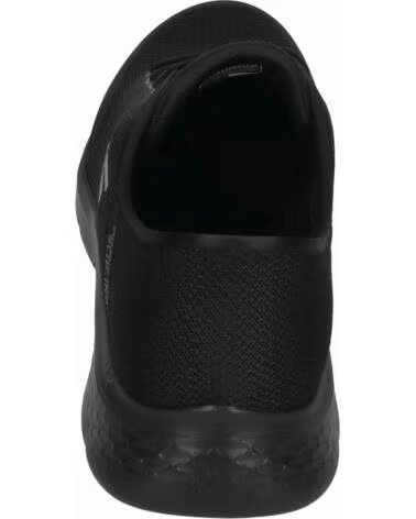 SKECHERS GO WALK SLIP INS CHAUSSURES HOMME 216332-BBK BLACK TEXTILE SYNTHETIC NEGRO